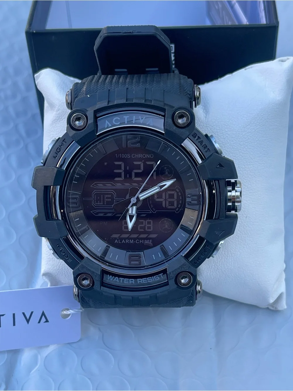Activa Ardus X Invicta Analog & Digital Men's Watch - 58mm. Black (ACW8089-001)